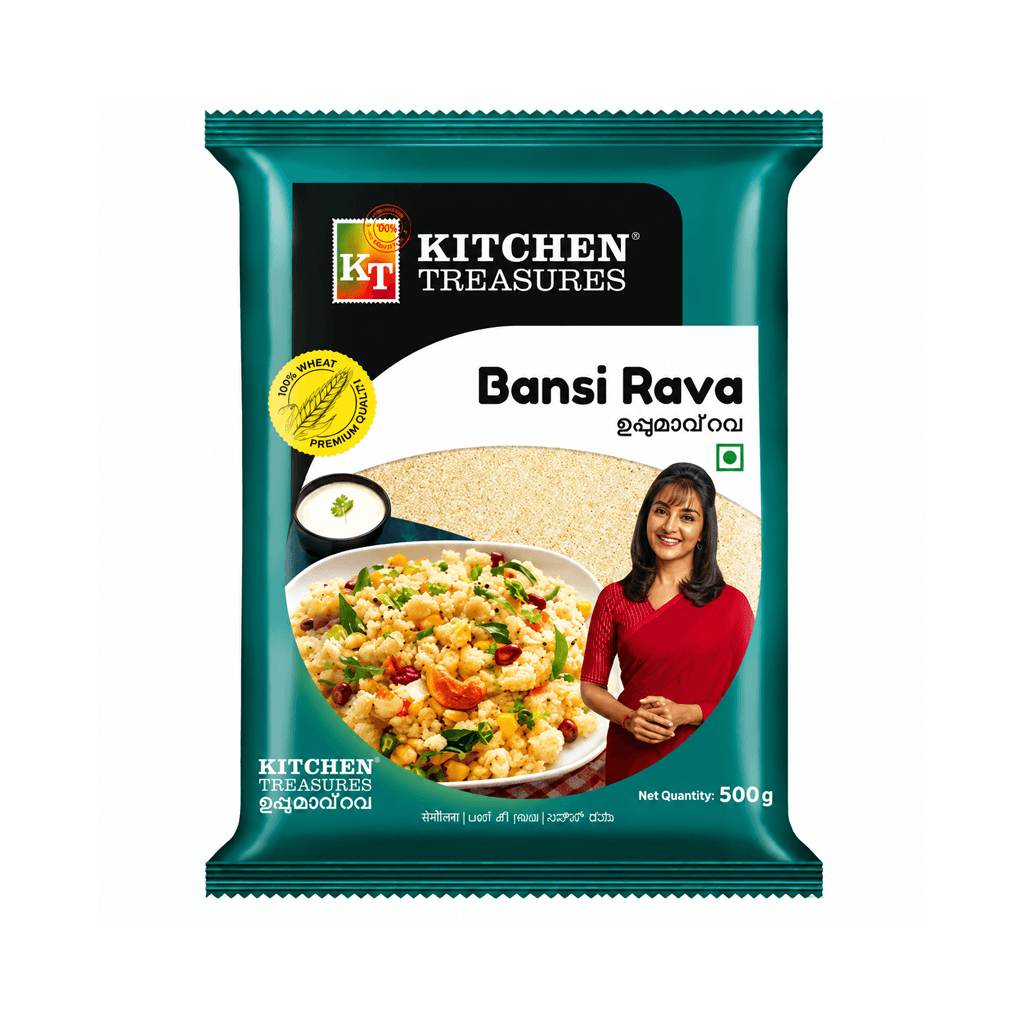 Kitchen Treasures Bansi Rava, 500g