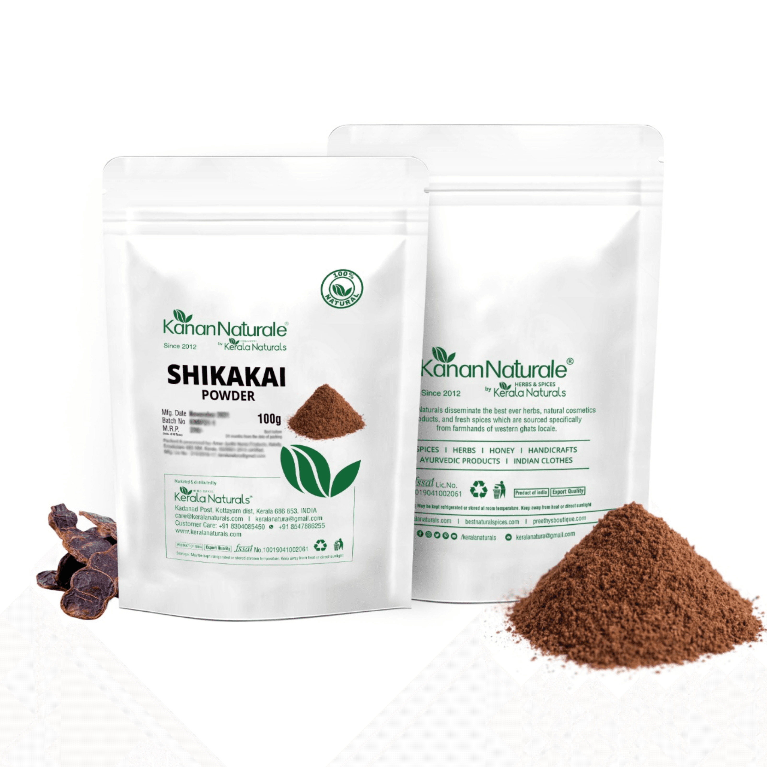KERALA NATURALS - Shikakai Powder 100g