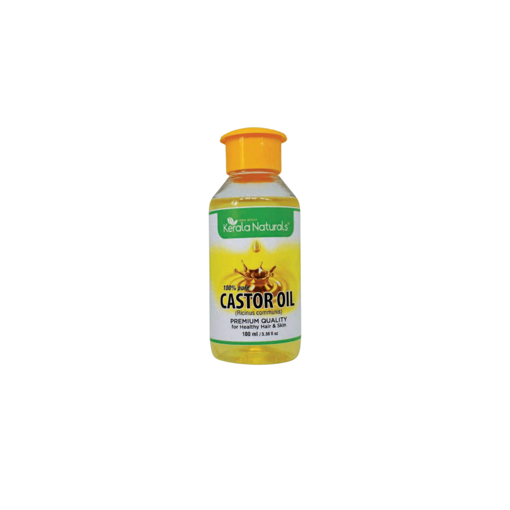 KERALA NATURALS  Pure Castor Oil 100 ML - Great for Skin & Hair - For All Skin & Hair Type