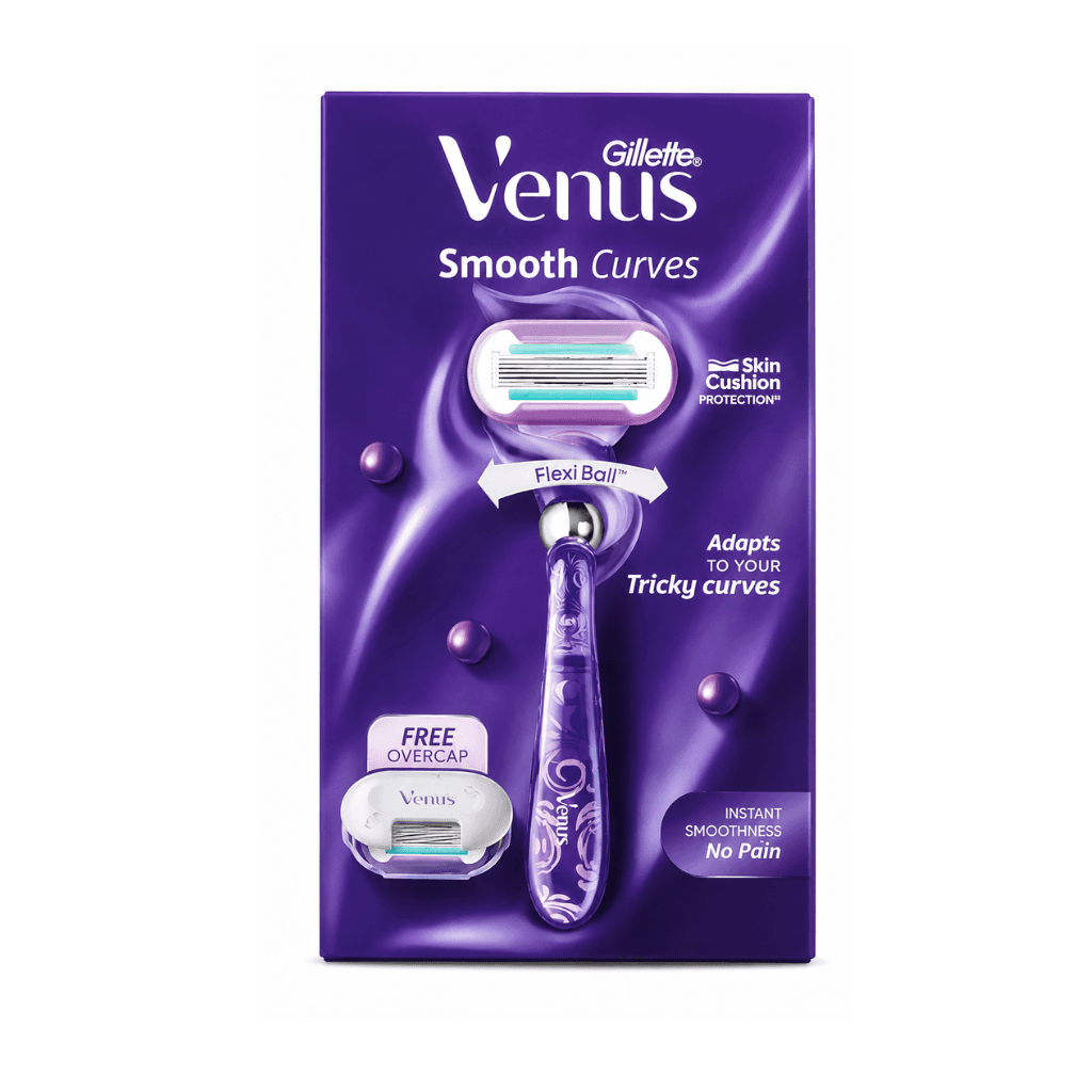 Gillette Venus Swirl | Hair Removal Razor | Razor for Women| Pivoting Flexi-ball handle | No missed hair