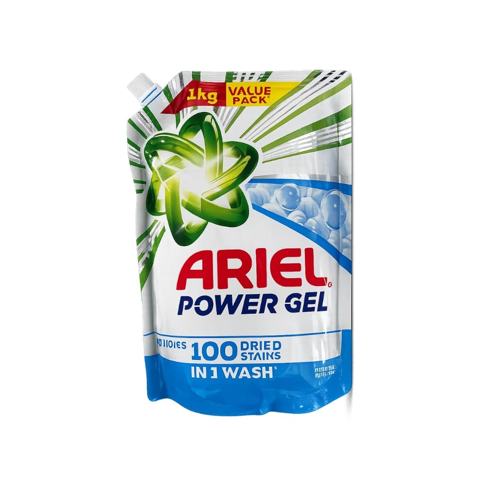 ARIEL POWER GEL LIQUID DETERGENT FOR TOP LOAD & SEMI AUTO  1 KG