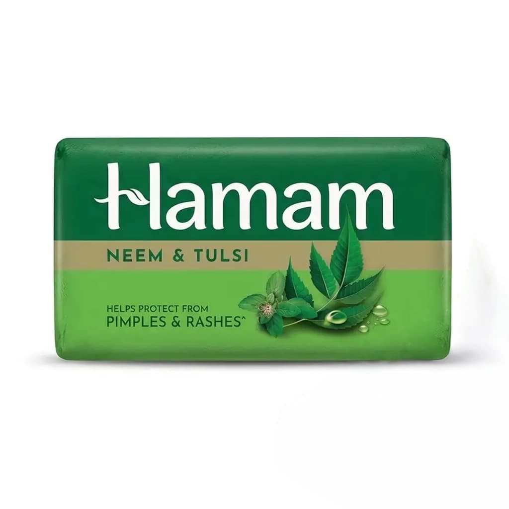 HAMAM NEEM TULSI AND ALOE VERA SOAP BAR 100 GM