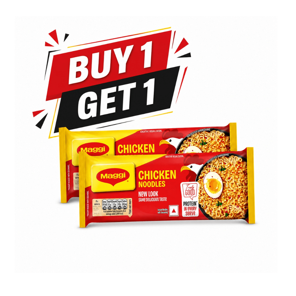 MAGGI 2-MINUTE CHICKEN INSTANT NOODLES BUY 1 GET 1 FREE