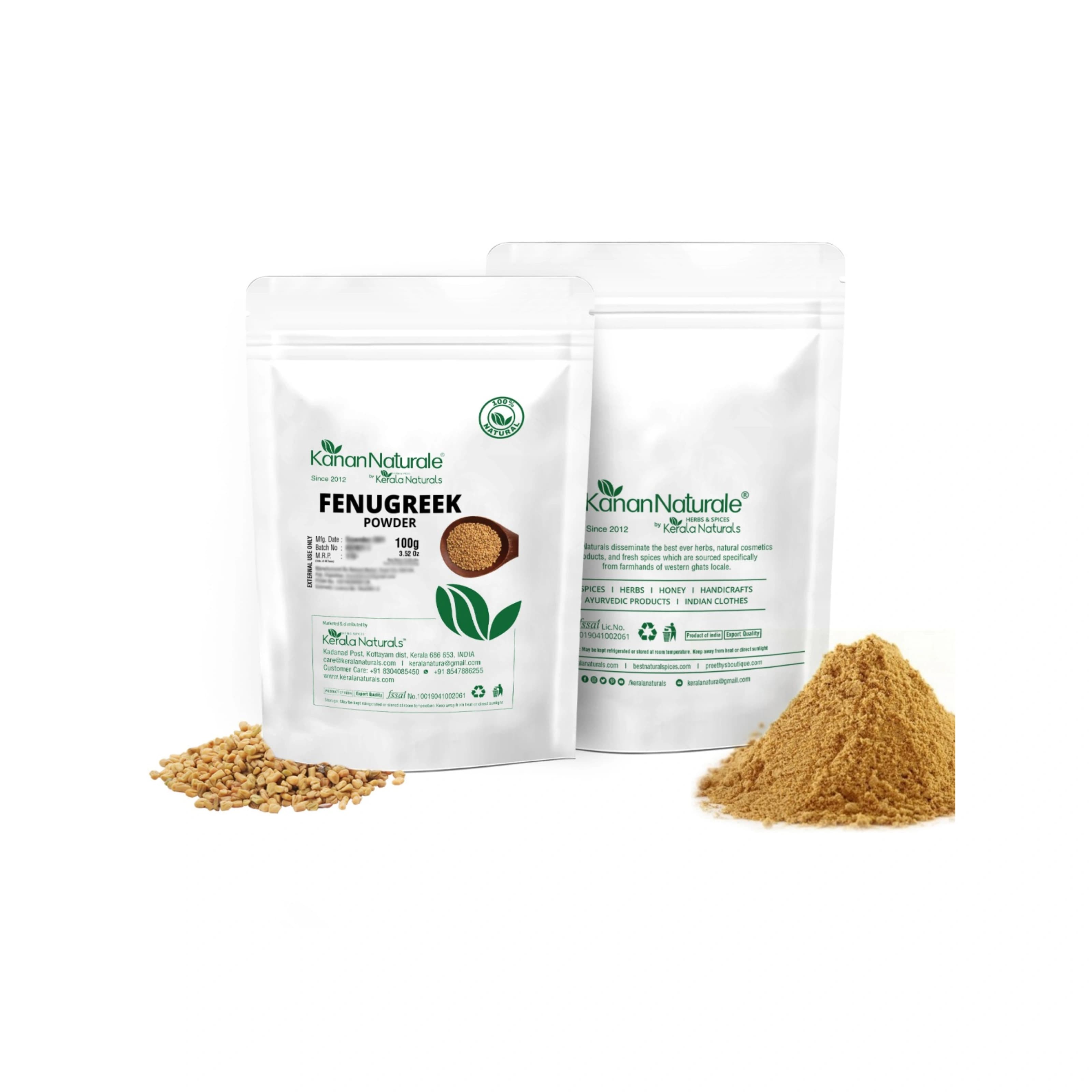 KERALA NATURALS - Fenugreek  Powder 100g