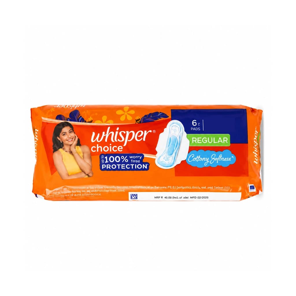 Whisper Choice regular 6 Pads