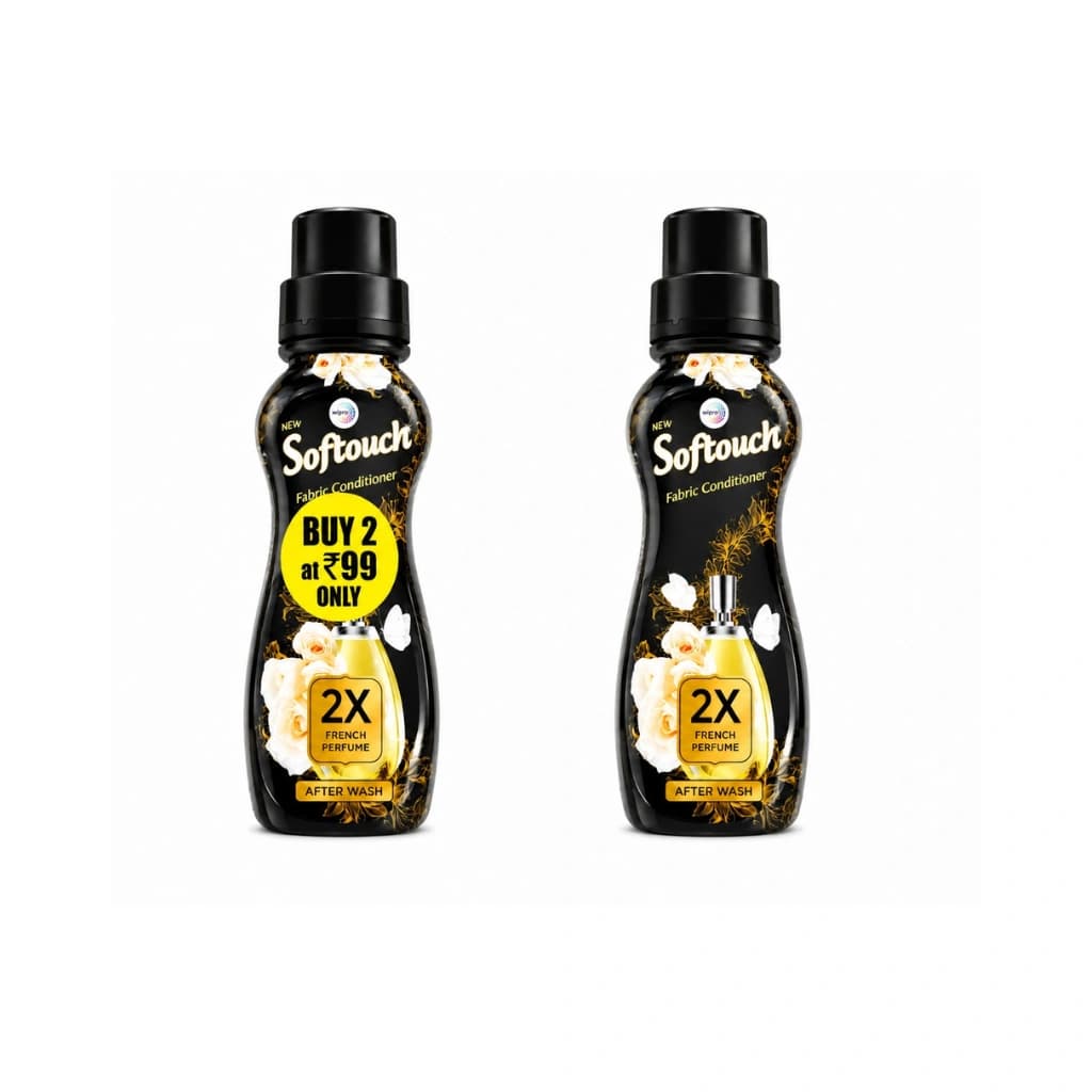 Softouch 2X French Perfume Fabric Conditioner 210ml Pack of 2