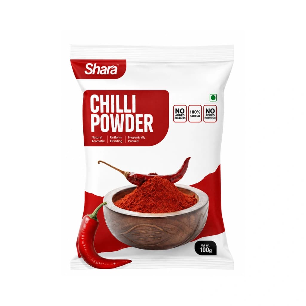  CUCINA BY SHARA - NATURAL CHILLI POWDER 100 GM
