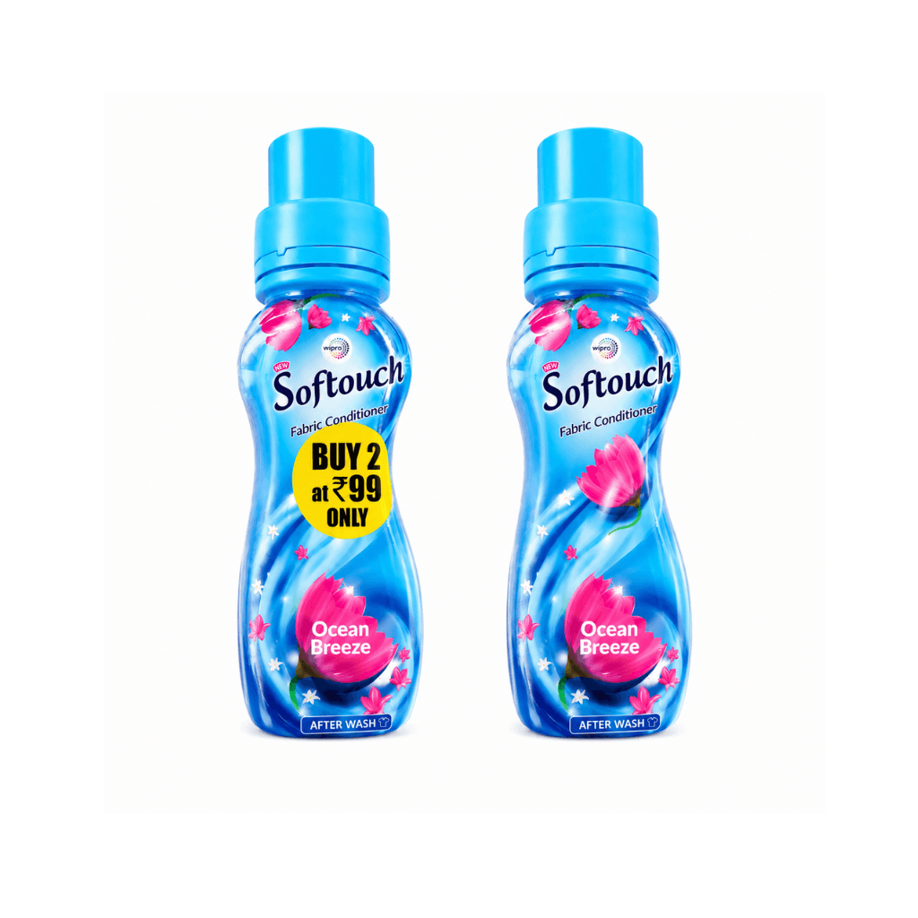 SOFTOUCH OCEAN BREEZE FABRIC CONDITIONER 210 ML BUY 2 AT RS.99 ONLY