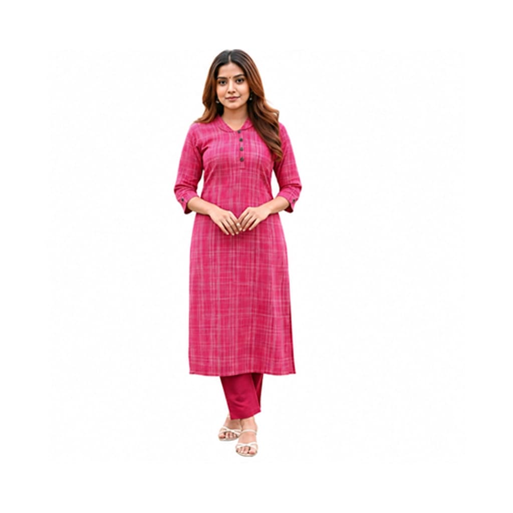 DEEP MAGENTA KURTI ( WITH LINING )