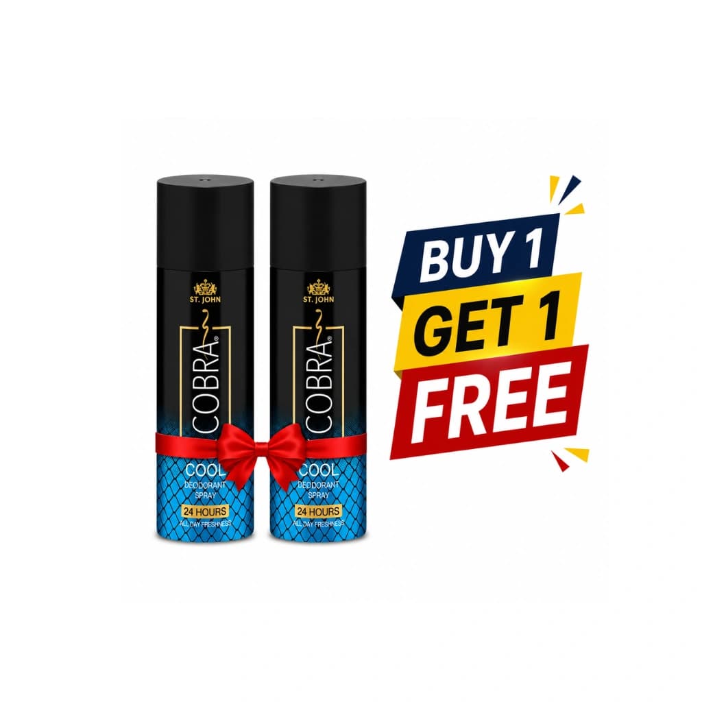 ST.JOHN DEO COBRA COOL 150ML BUY 1 GET 1 FREE