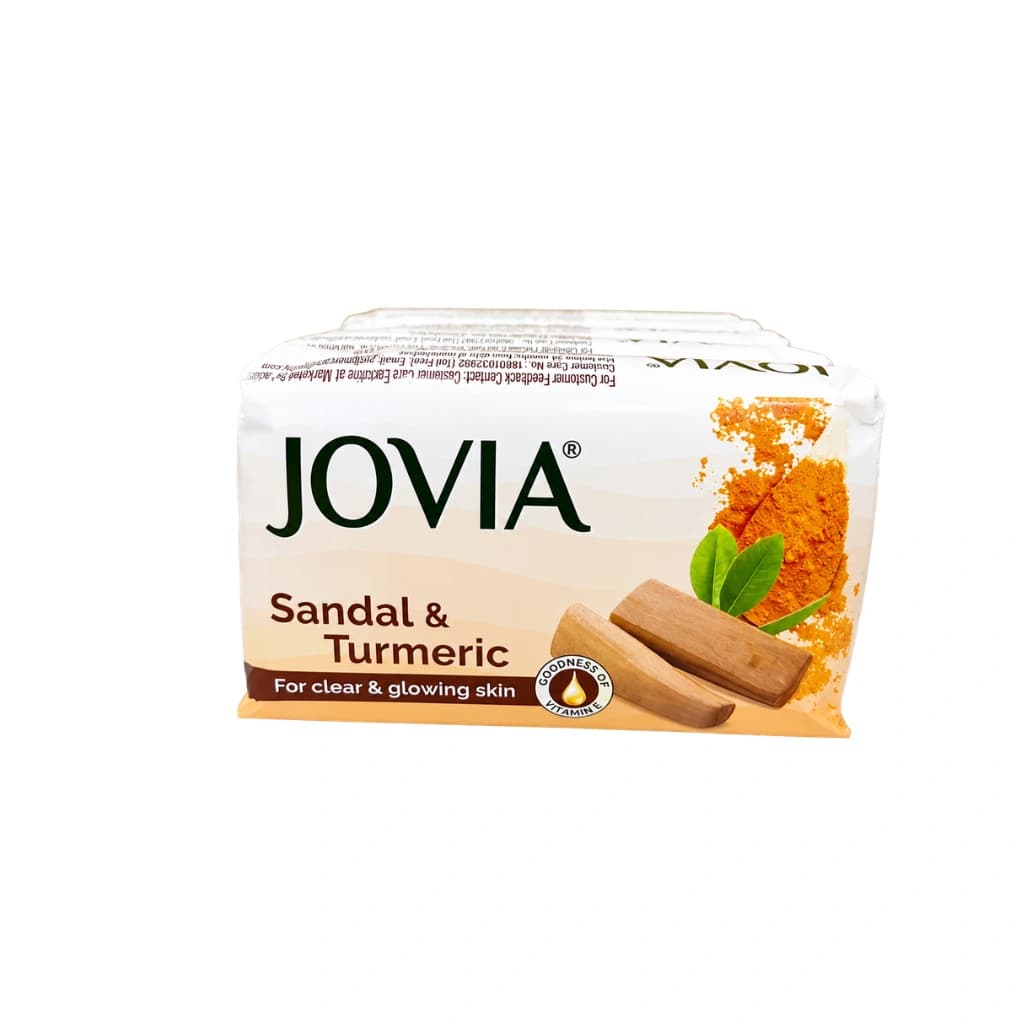 JOVIA  SANDAL TURMERIC SOAP 500 GM BUY 4 GET 1
