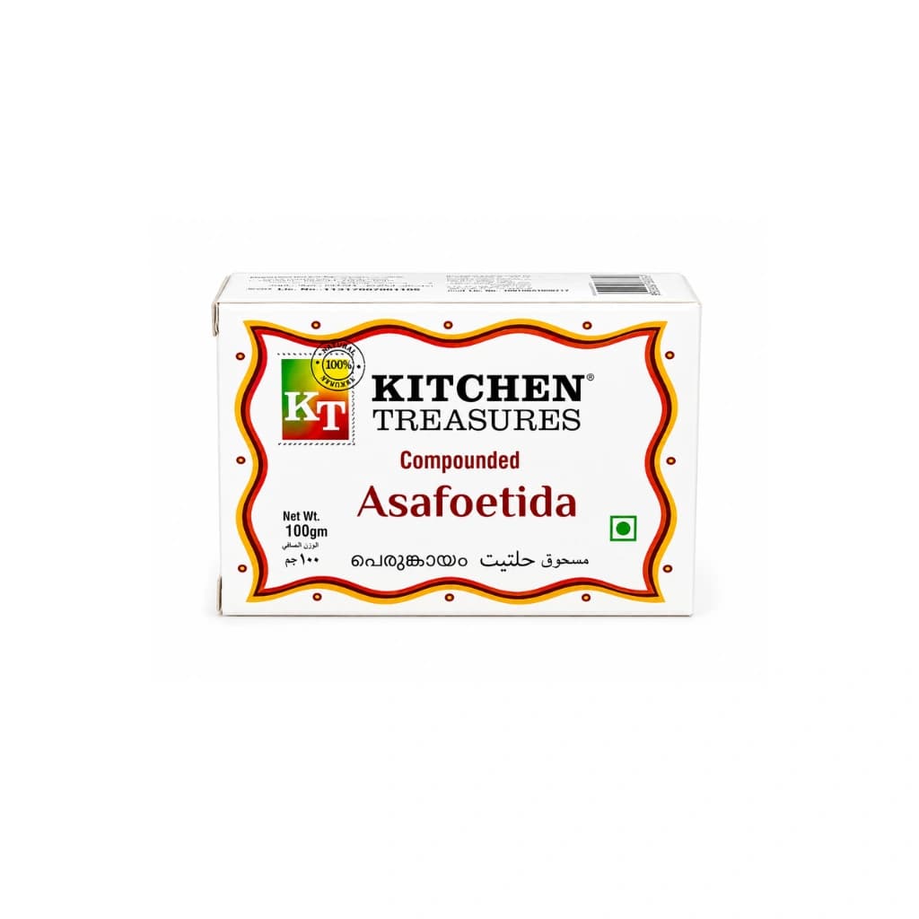 KITCHEN TREASURES COMPOUNDED ASAFOETIDA 100G