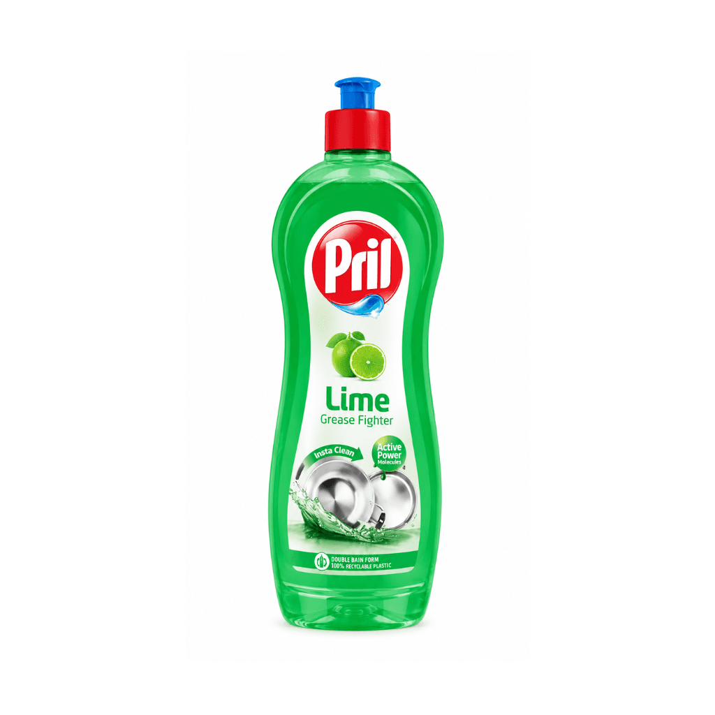 PRIL LIME GREASE FIGHTER LIQUID DISHWASH GEL - 750ML