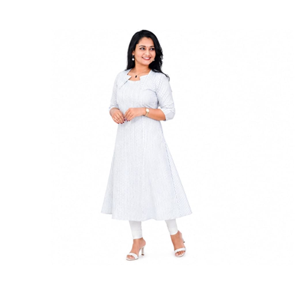 GREY TONED KURTI ( A LINE )