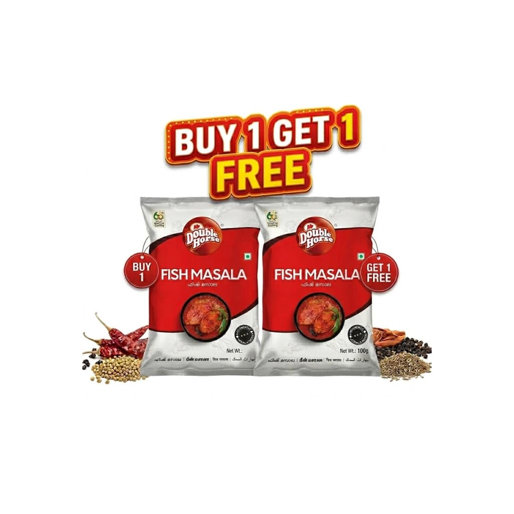 DOUBLE HORSE FISH MASALA 100 GM BUY 1 GET 1 FREE