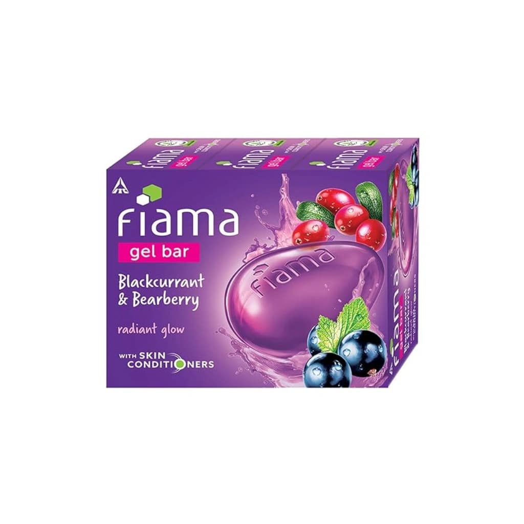 FIAMA GEL BAR BLACKCURRANT & BEARBERRY 125G