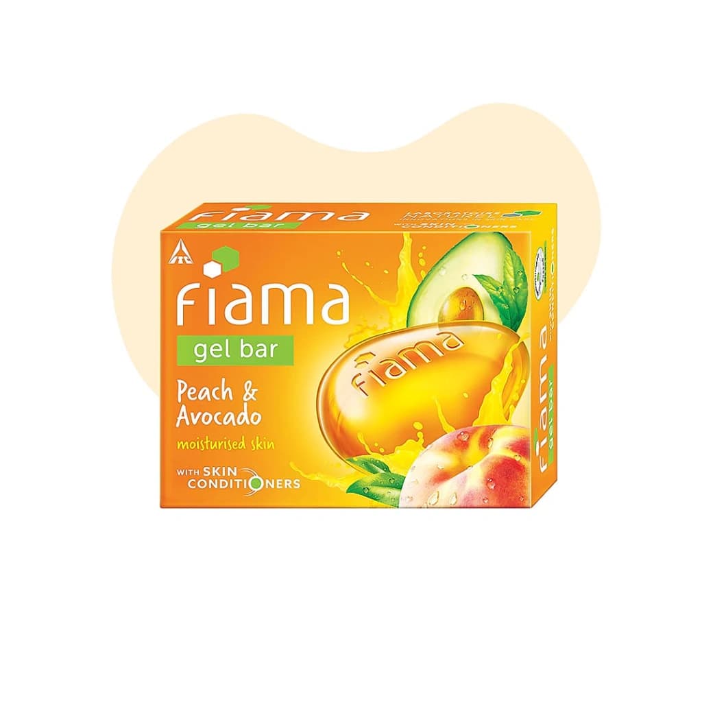 FIAMA GEL BAR PEACH & AVOCADO 125G