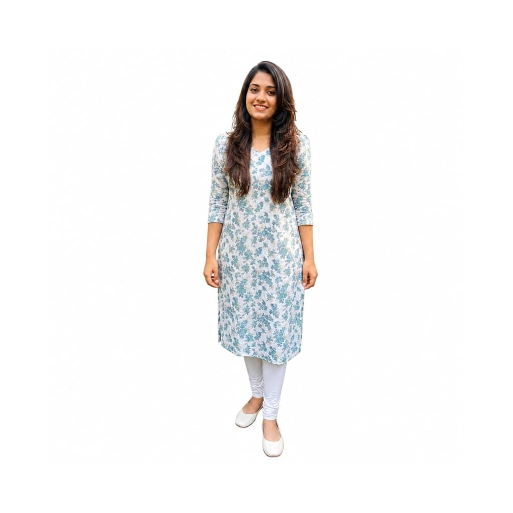 SAGE GREEN KURTI (HAKKOBA WITH LINING )