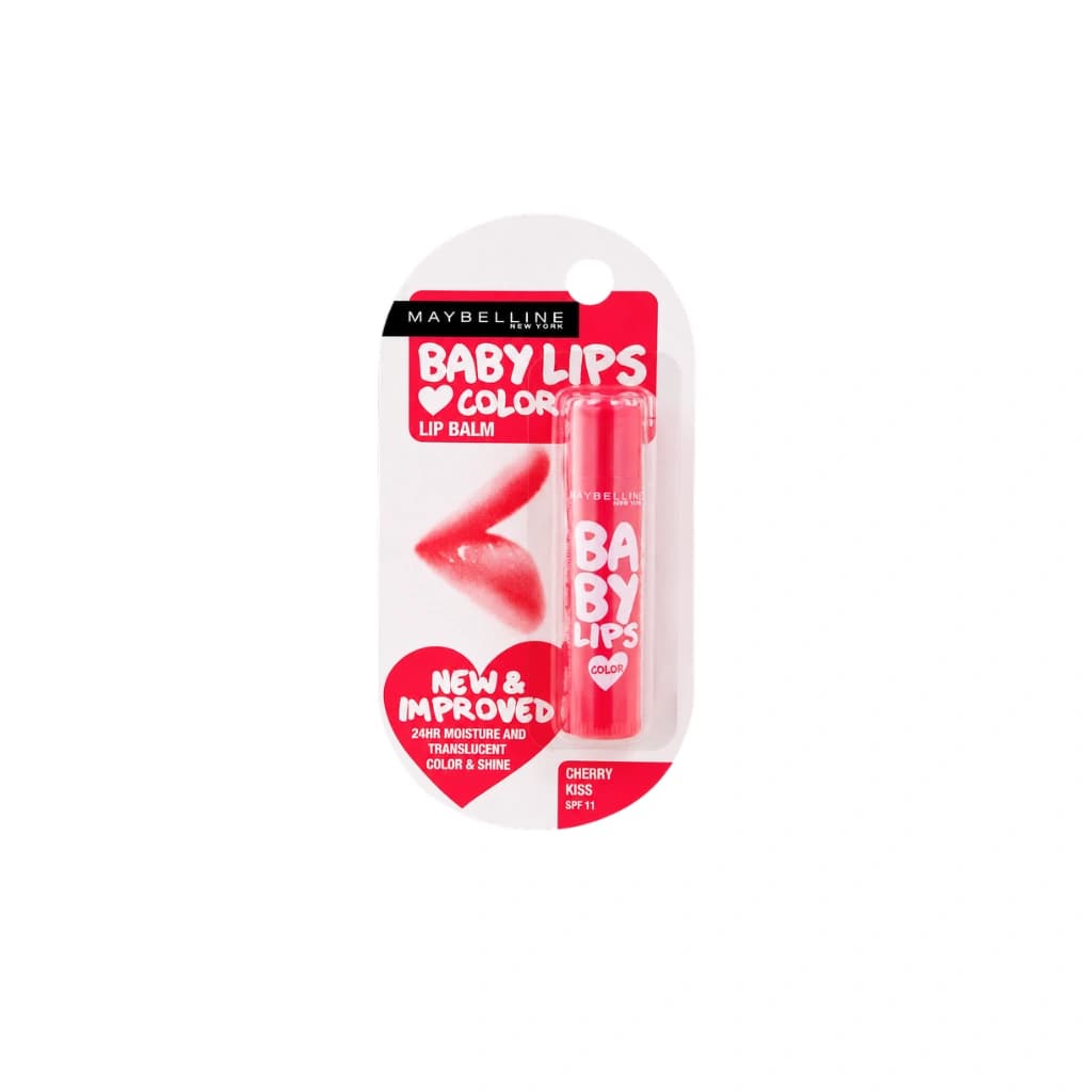 MAYBELLINE NEW YORK BABY LIPS COLOR LIP BALM CHERRY KISS SPF11