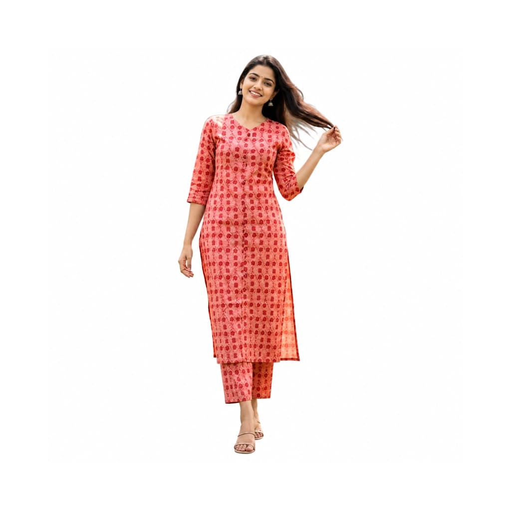KURTI A- NC (with lining code set)TERRACOTTA GRACE