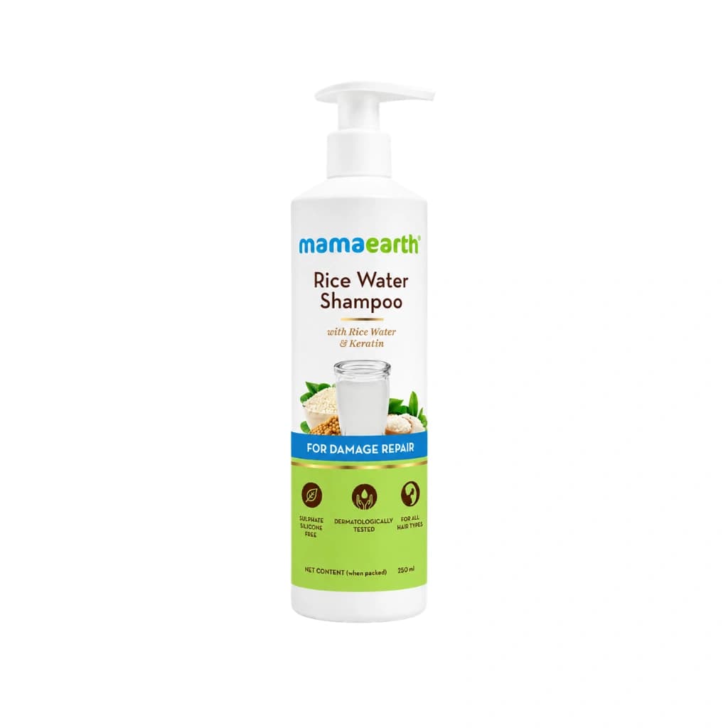 MAMAEARTH RICE WATER SHAMPOO FOR DAMAGE REPAIR 250ML