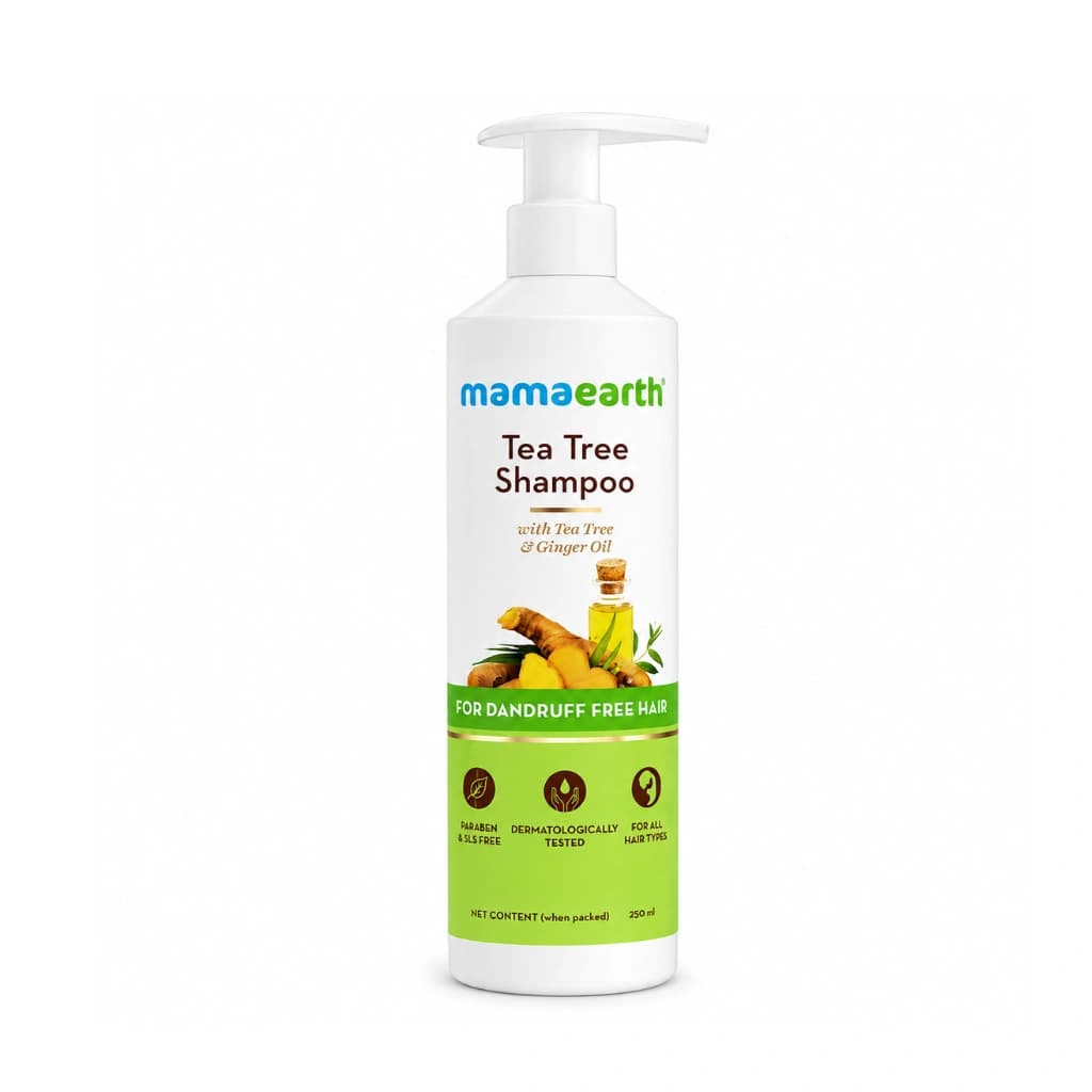 MAMAEARTH TEA TREE SHAMPOO FOR DANDRUFF-FREE HAIR 250ML