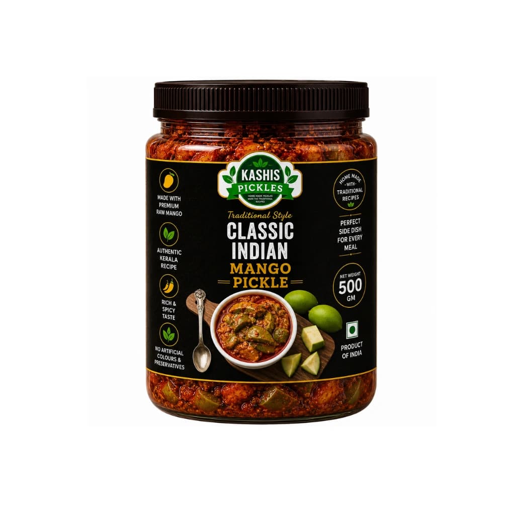 KASHIS CLASSIC INDIAN MANGO PICKLE  500 GM