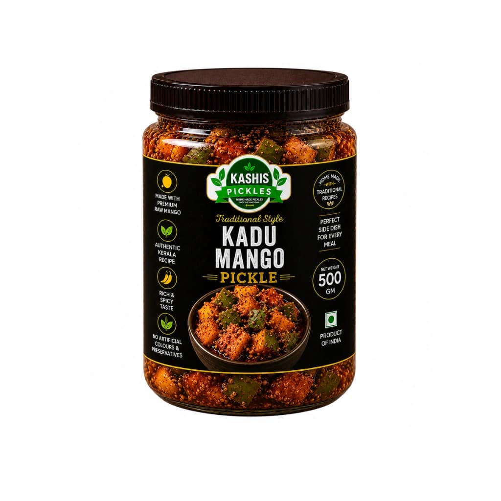 KASHIS TRADITIONAL KADUMANGO PICKLE 500 GM