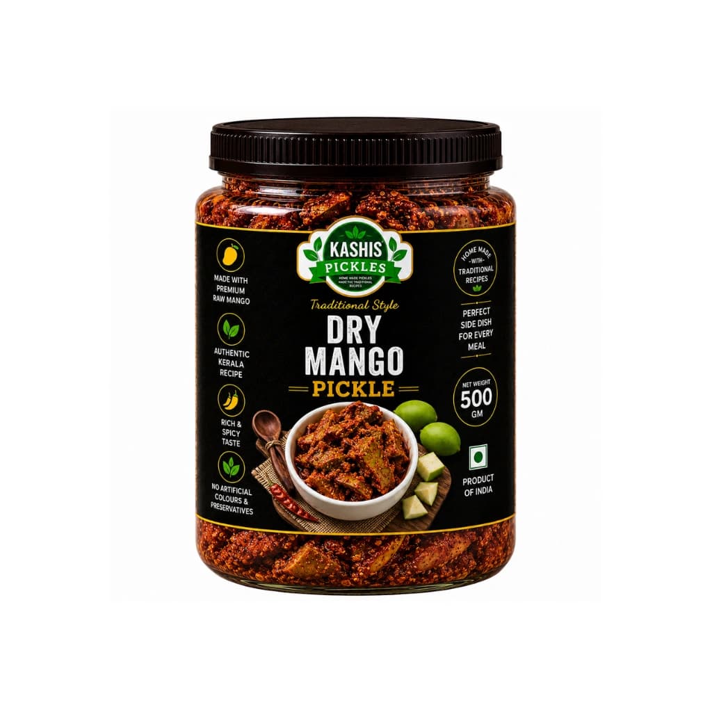 KASHIS DRY MANGO PICKLE  500 GM