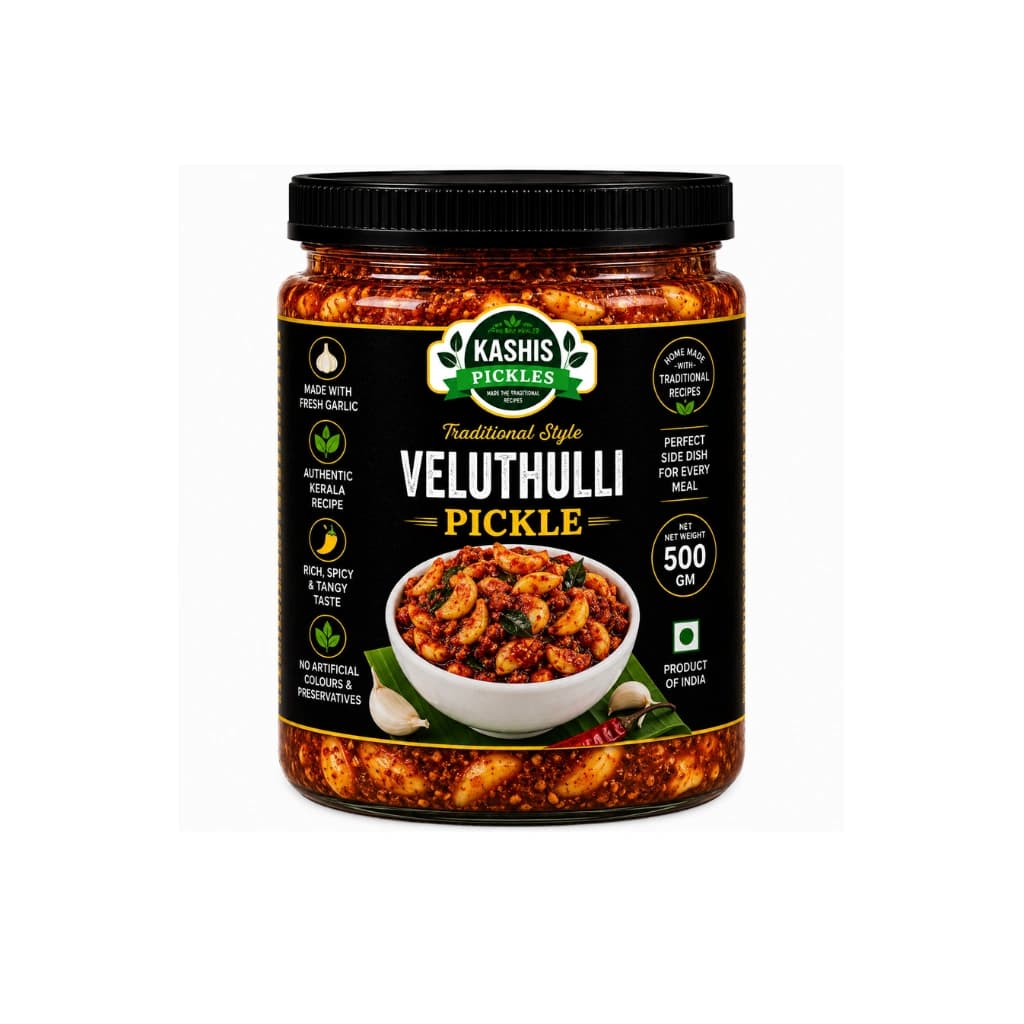 KASHIS VELUTHULLI GARLIC PICKLE  500 GM