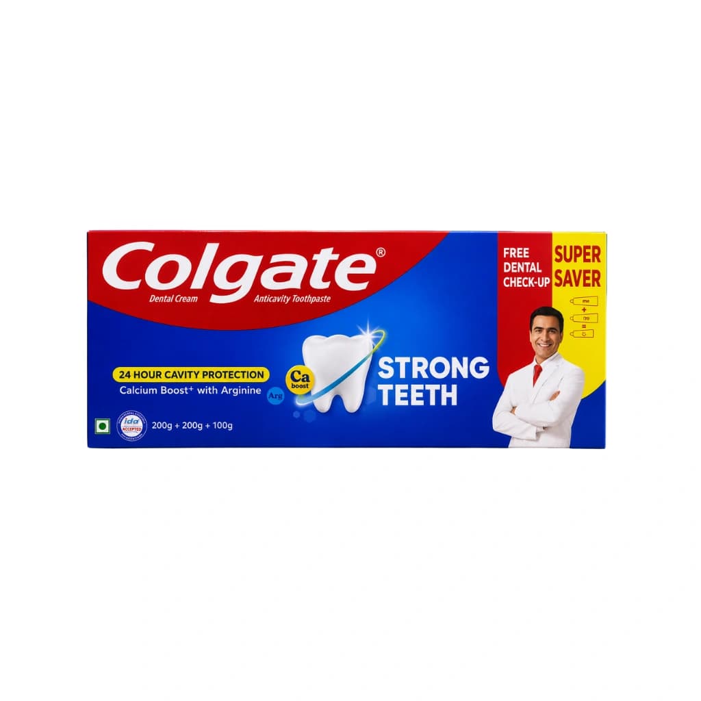COLGATE ANTICAVITY TOOTHPASTE STRONG TEETH 500GM