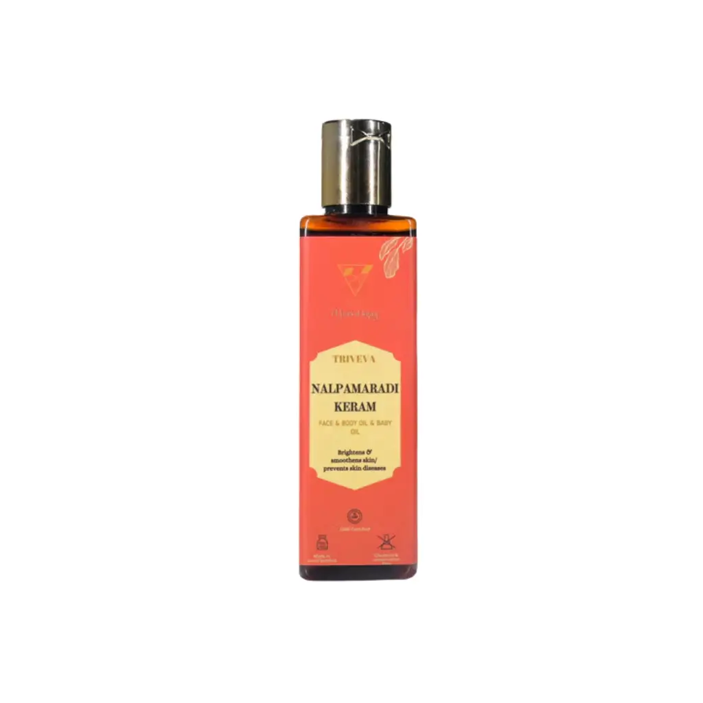 TRIVEVA'S AUTHENTIC AYURVEDIC NALPAMARADI KERAM (A COMPLETE MOTHER & BABY OIL)