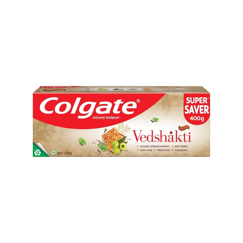 COLGATE VEDSHAKTI ANTICAVITY TOOTHPASTE 400 GM