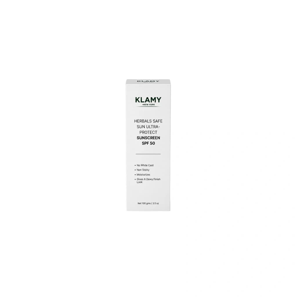 KLAMY HERBAL SAFE SUN ULTRA PROTECT SUN SCREEN SPF 50 , 100 GM