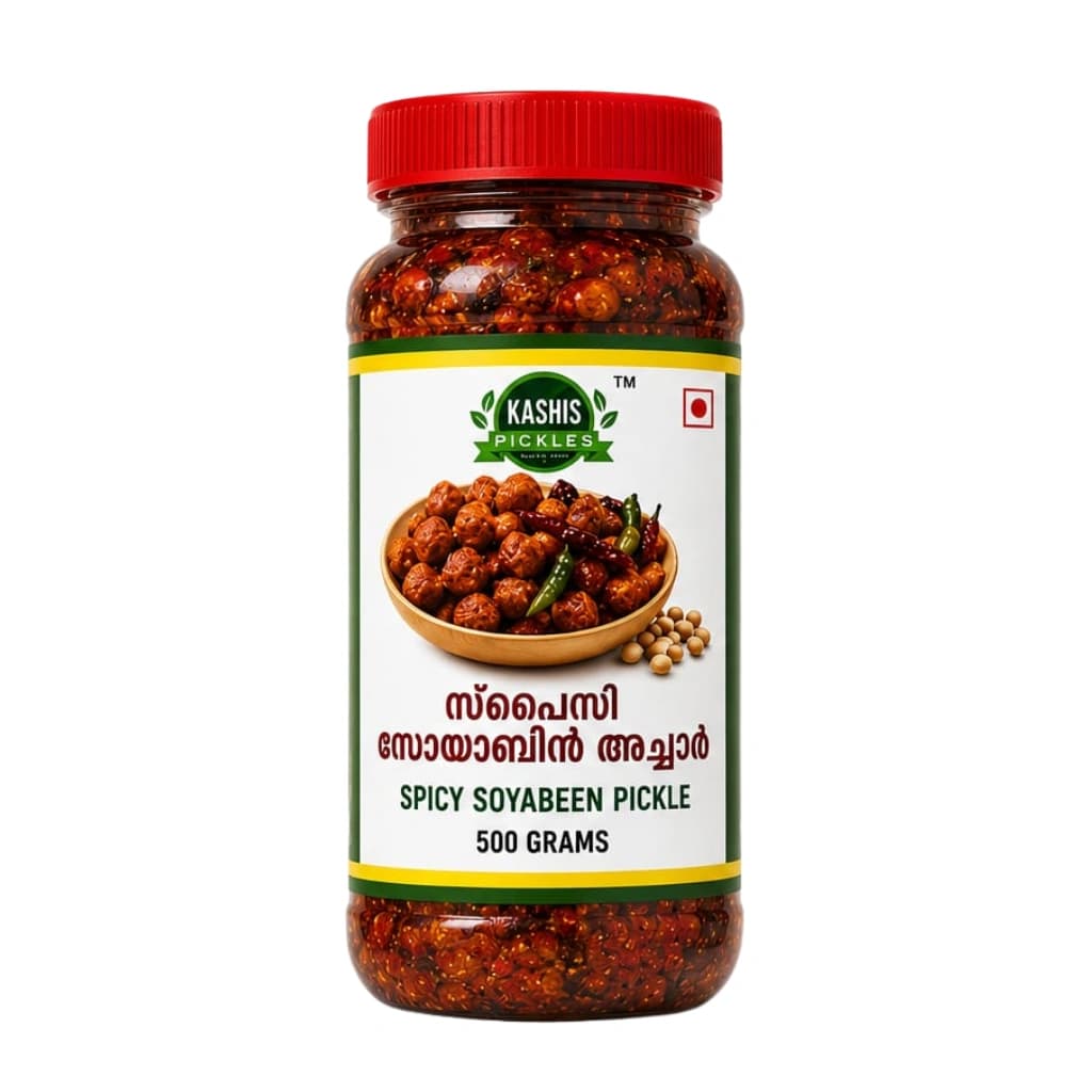 KASHIS SPICY SOYABEAN PICKLE 500 GM