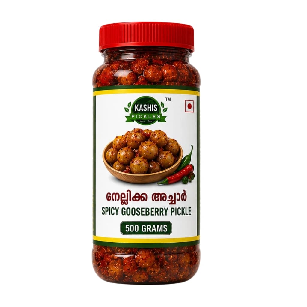 KASHIS SPICY GOOSEBERRY PICKLE 500 GM