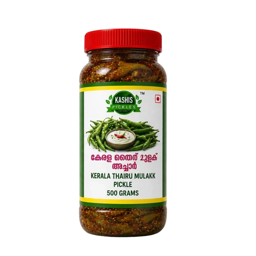 KASHIS KERALA THAIRU MULAK PICKLE 500 GM