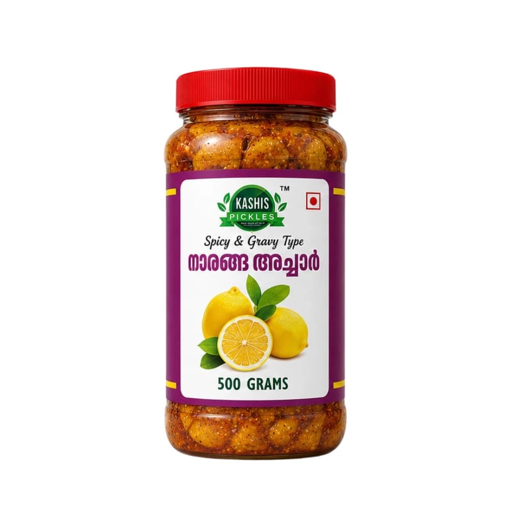 KASHIS SPICY LEMON PICKLE 500 GM