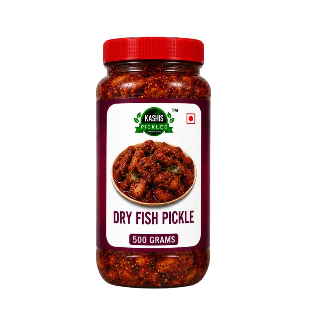 KASHIS DRY FISH PICKLE 500 GM