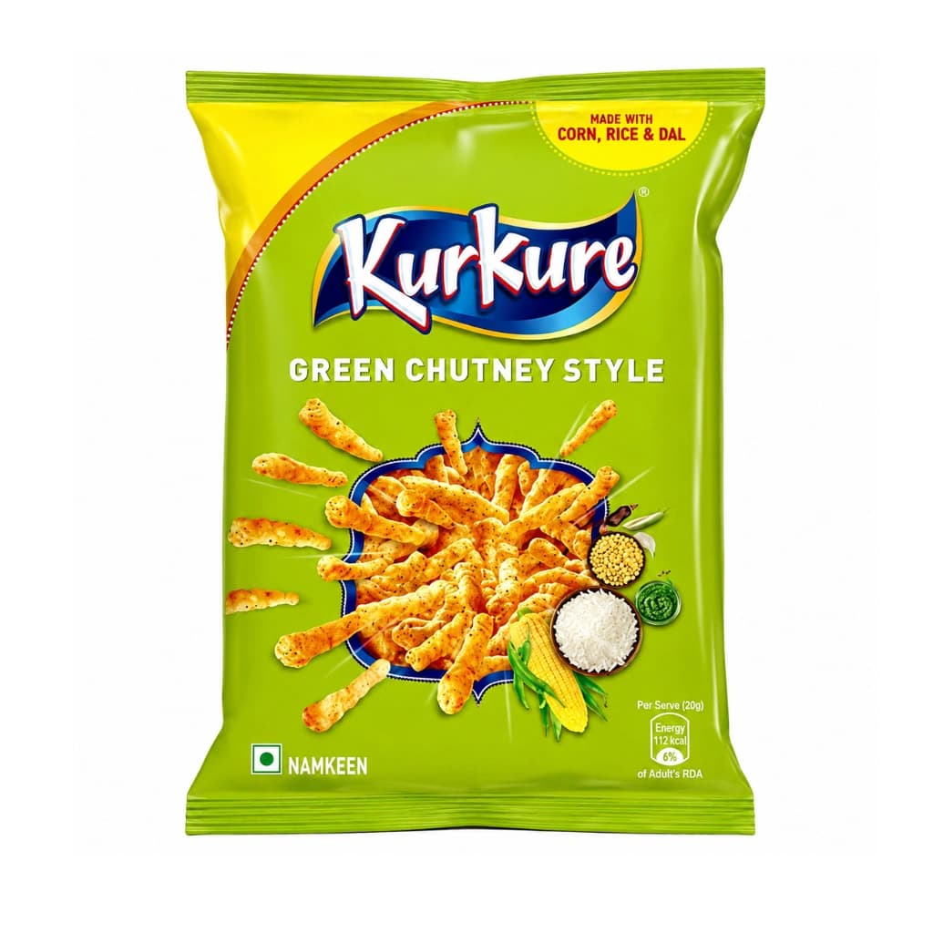 KURKURE GREEN CHUNTNEY STYLE 78.9 GM 