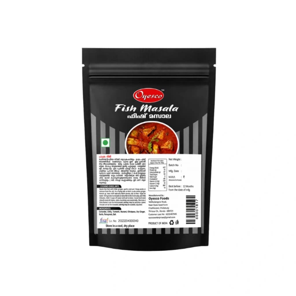 OYESCO FOODS FISH MASALA 100 GM