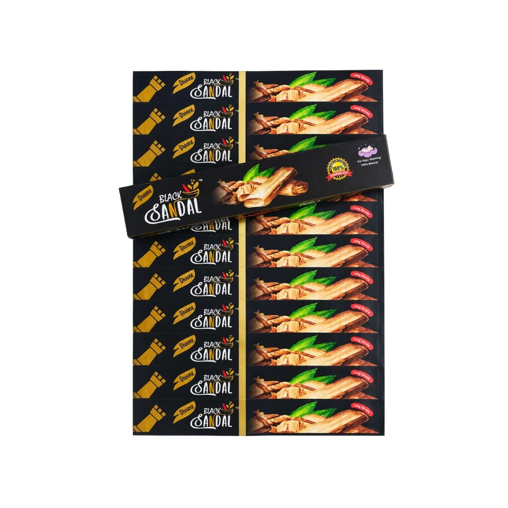 BLACK SANDAL HERBAL MOSQUITO INCENSE STICK DOZE PACK 120 STICKS