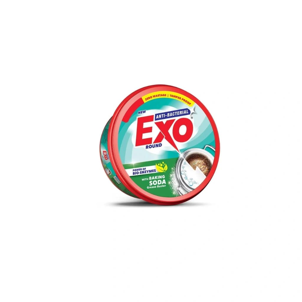 EXO ANTI BACTERIAL ROUND DISH WASH BAR 250 GM