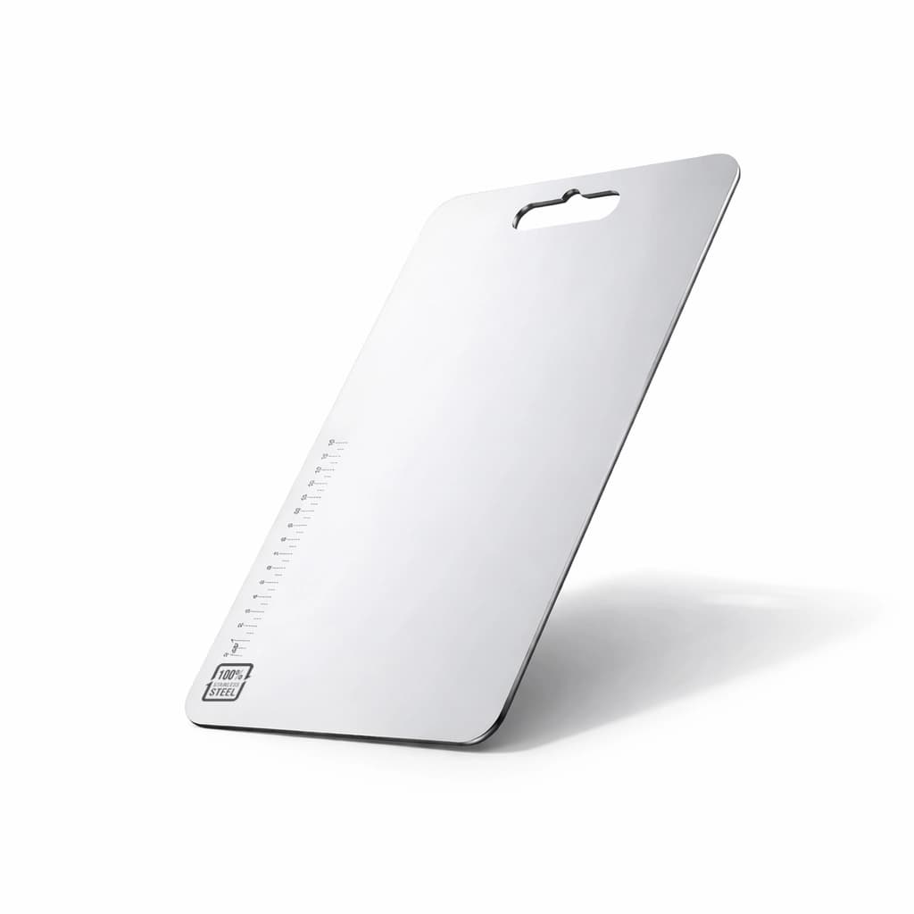 Premium stainless steel chopping board