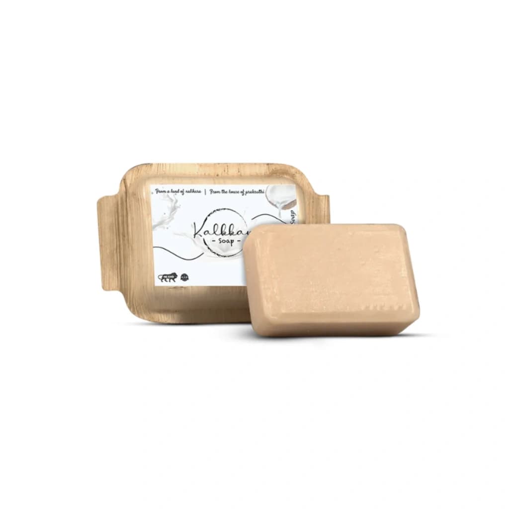 GO ORGANICS KALKKAN COCONUT MILK HERBAL BATH SOAP 100G PACK OF 3