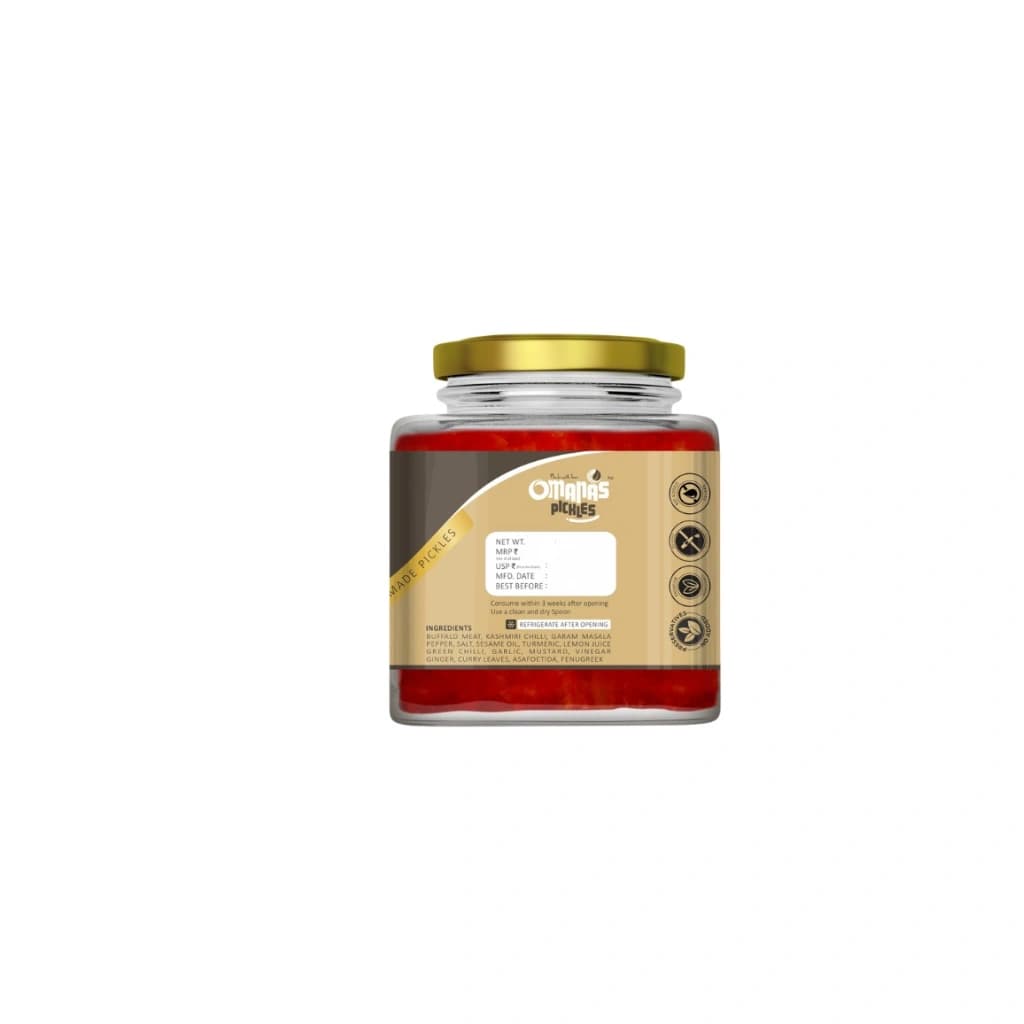 OMANAS PICKLES PREMIUM HOME MADE BUFFALO MEAT PICKLE 250G