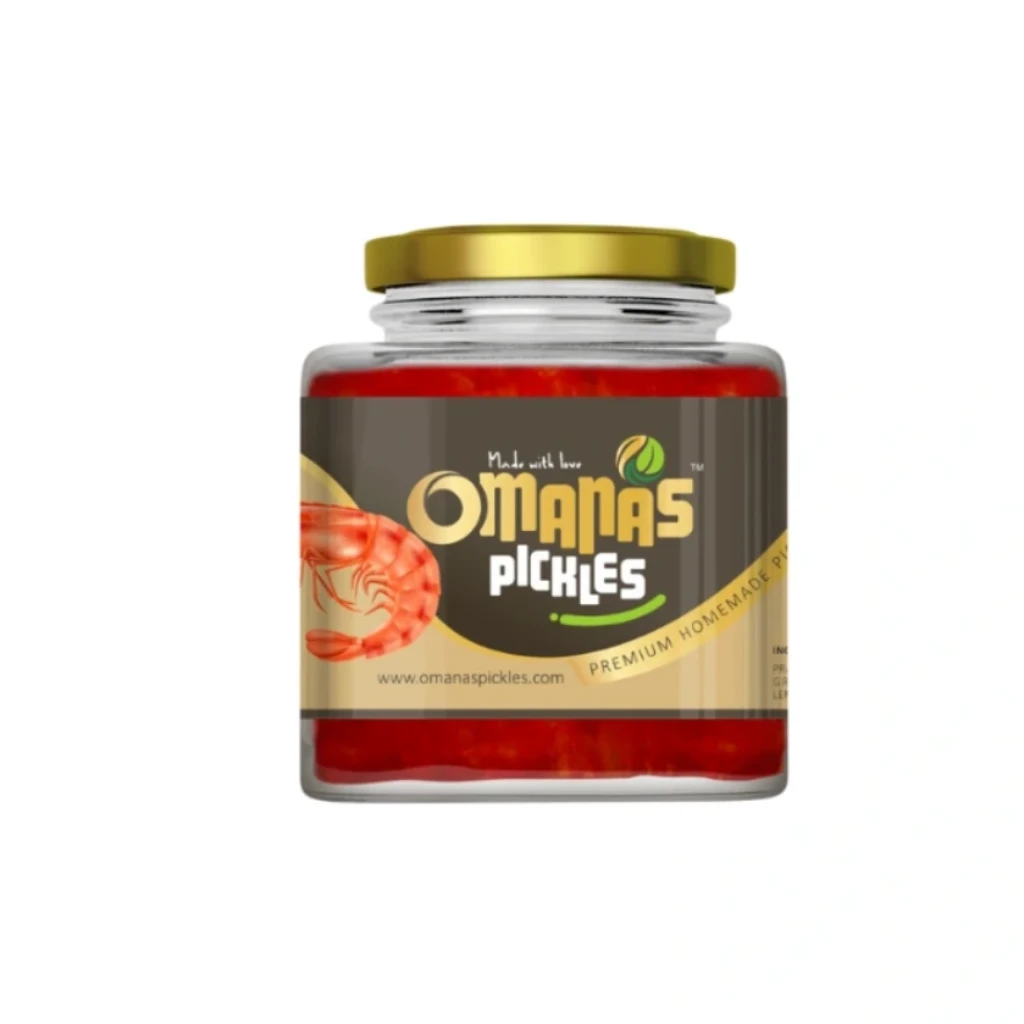 OMANAS PICKLES PREMIUM HOME MADE PRAWNS PICKLE 250G