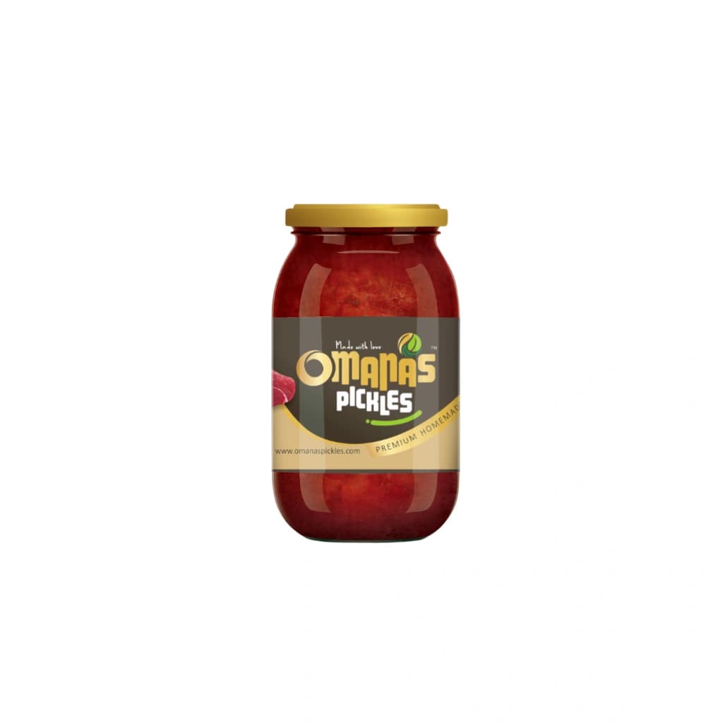 OMANAS PICKLES PREMIUM HOME MADE BUFFALO MEAT PICKLE 400G