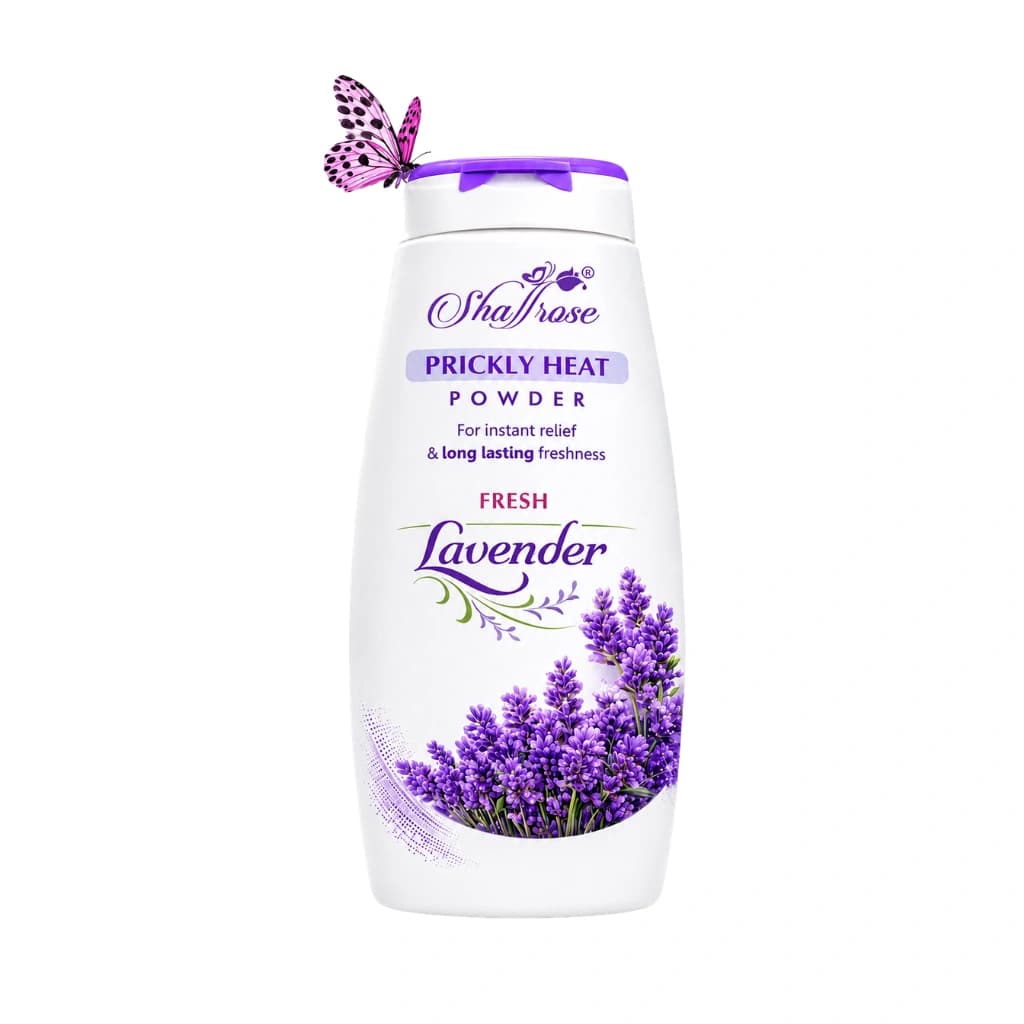 SHAFFROSE LAVENDER TALCUM POWDER 100 GM