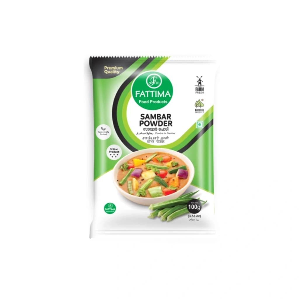 FATTIMA FOOD PRODUCTS - SAMBAR POWDER 100G